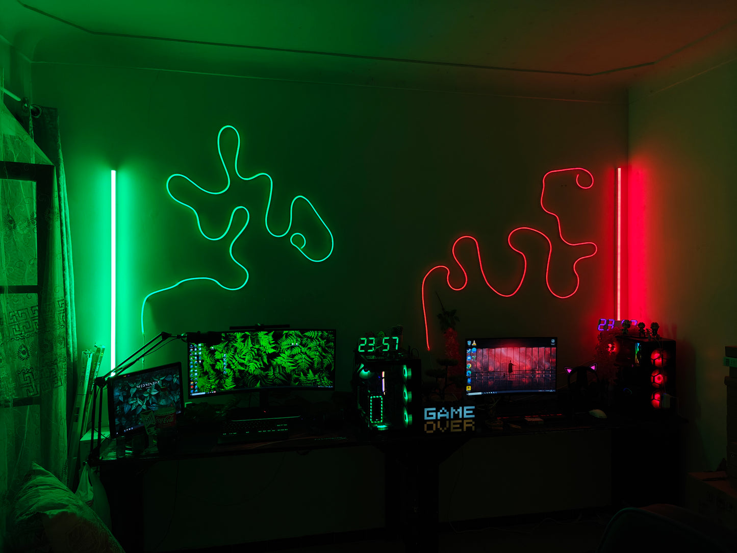LED NEON 120 CM DÉCORATION , GAMING ET PHOTOGRAPHIE