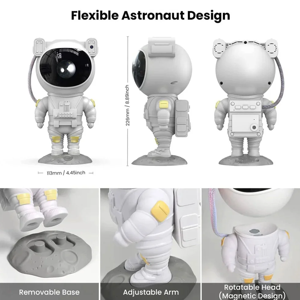 Projecteur LED Astronome Galaxy atmosphère étoilée 👨‍🚀  مصباح رائد الفضاء الحجم الكبير