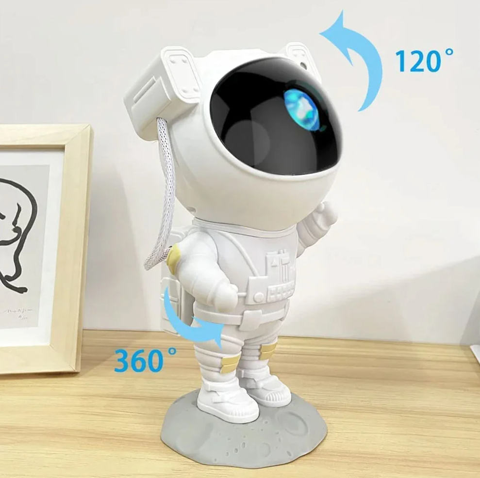 Projecteur LED Astronome Galaxy atmosphère étoilée, veilleuse LED pour chambre à coucher – مصباح رائد الفضاء