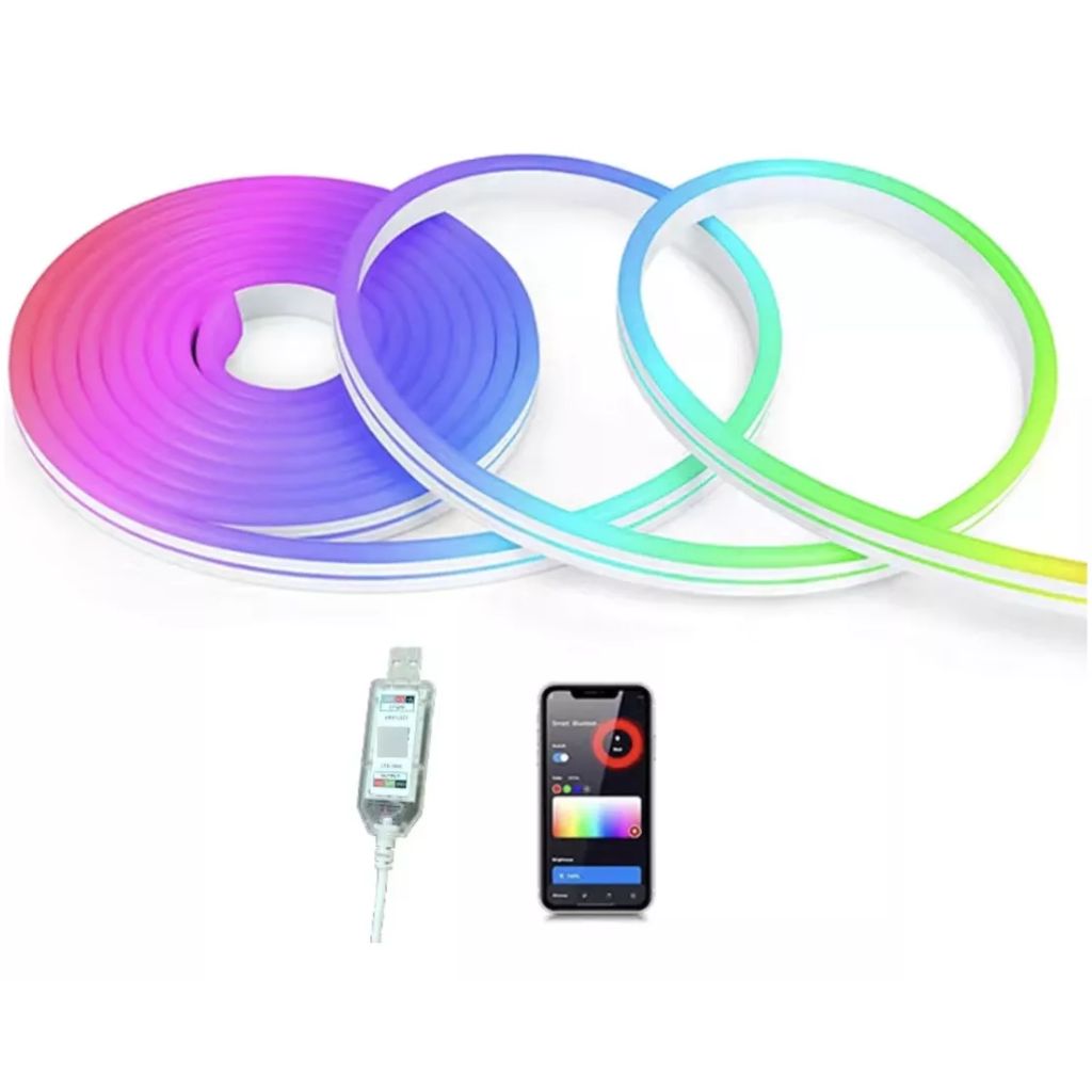 LED NEON FLEXIBLE 5 METRES ARGB ( photo réel )