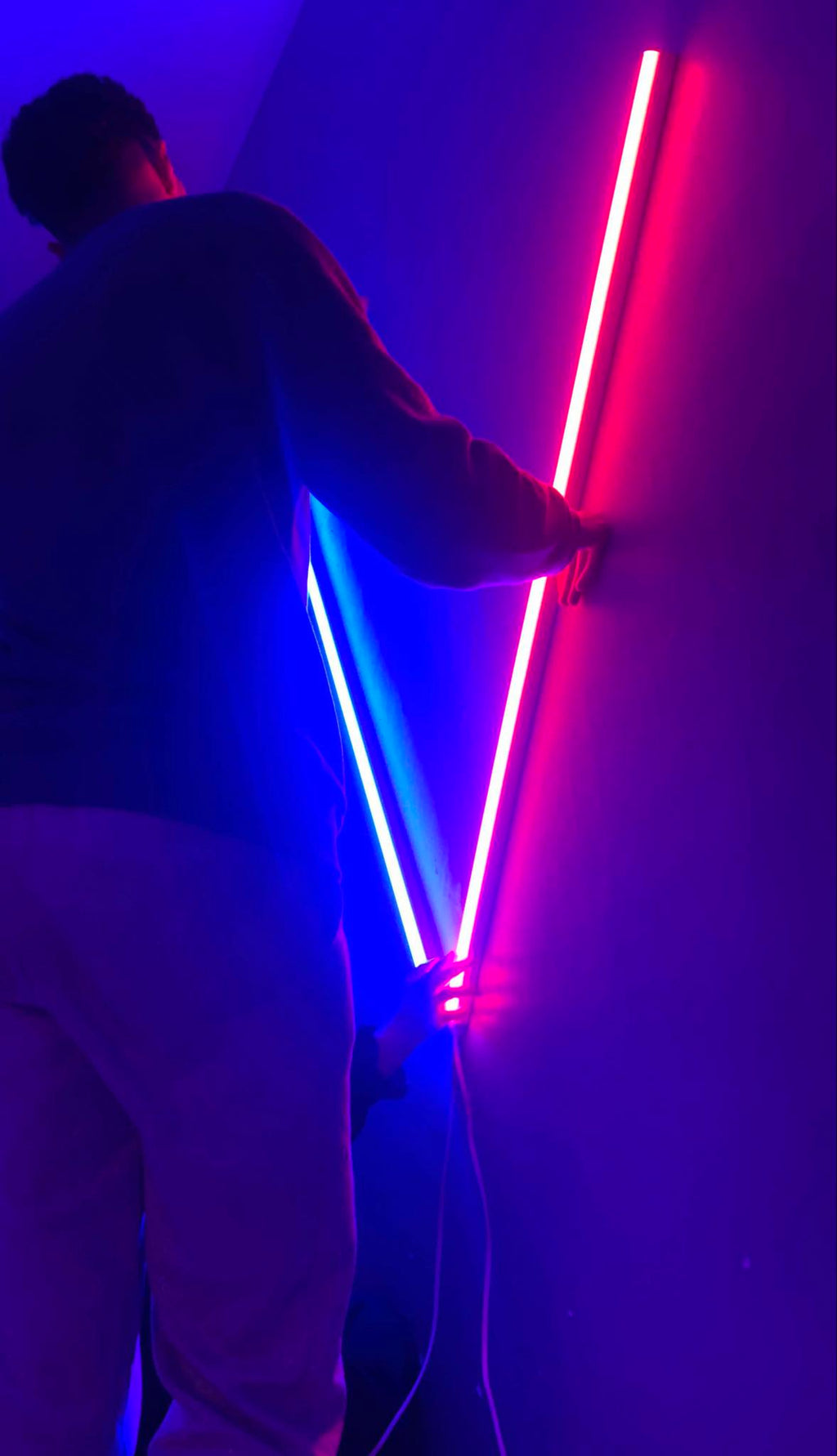 LED NEON 120 CM DÉCORATION , GAMING ET PHOTOGRAPHIE