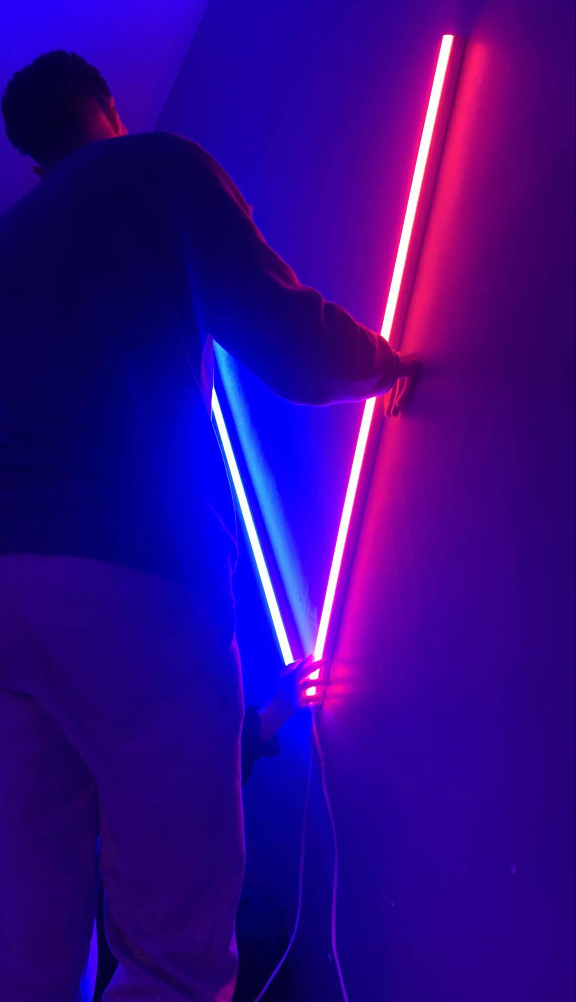 LED NEON 120 CM DÉCORATION , GAMING ET PHOTOGRAPHIE