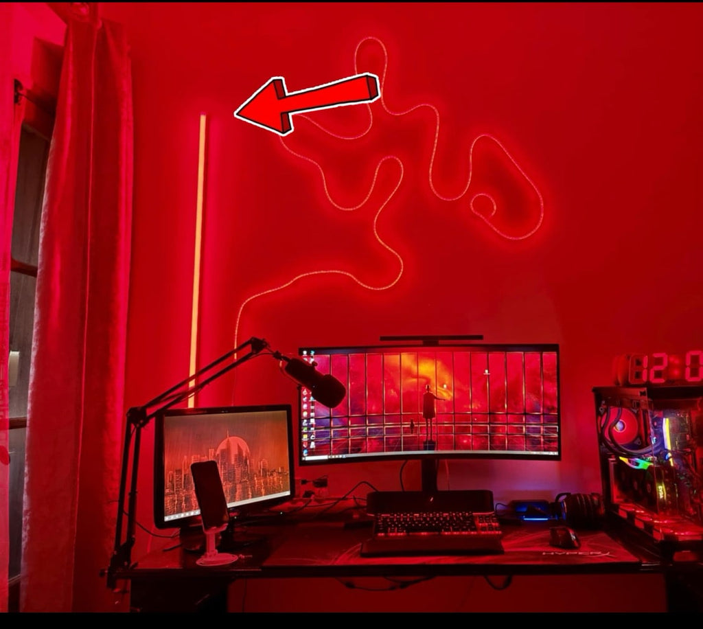 LED NEON 120 CM DÉCORATION , GAMING ET PHOTOGRAPHIE
