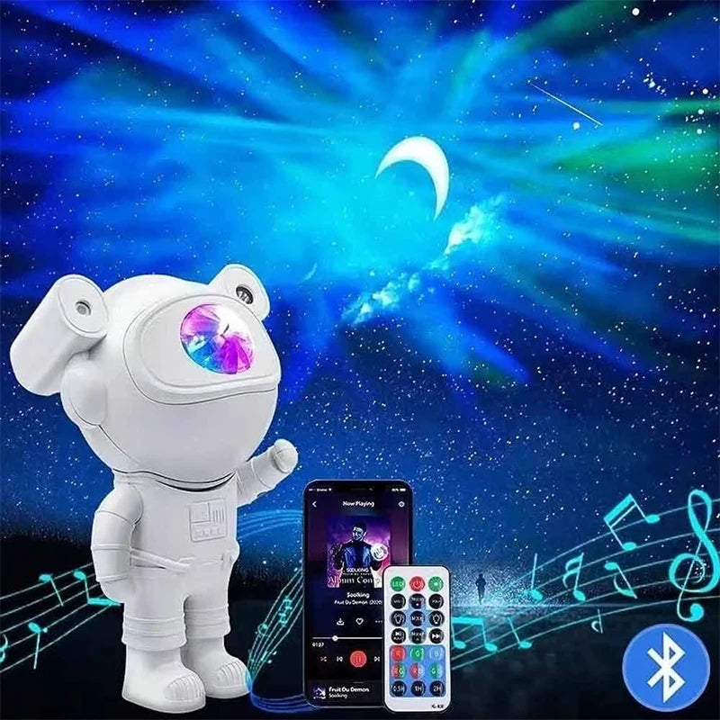Projecteur de ciel de plafond amélioré avec minuterie et haut-parleur Bluetooth à distance, veilleuse Galaxy, astronome étoilé, nébuleuse, lune - AliExpress 39