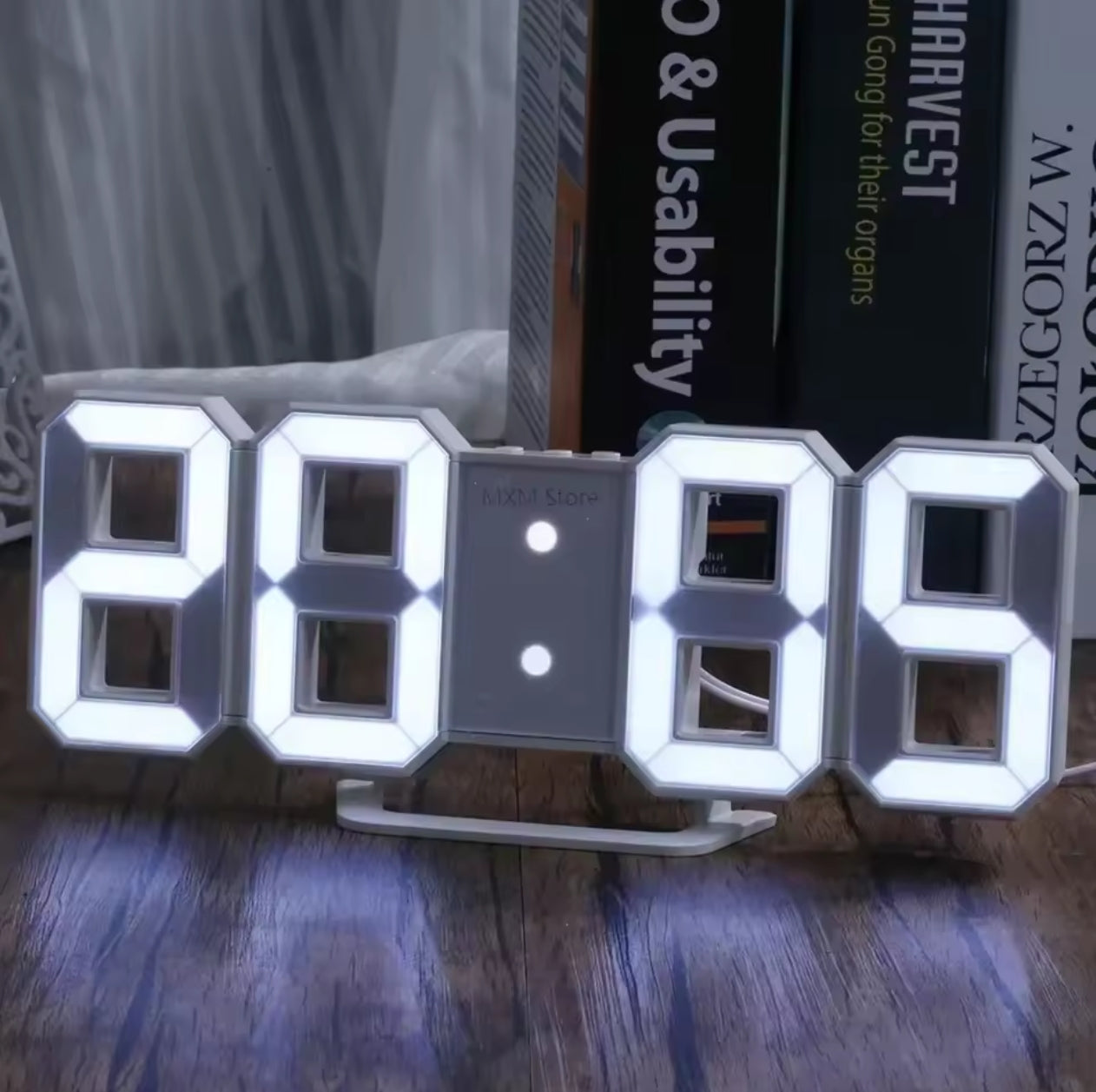Horloge Murale numérique LED 3D Décoration