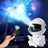 Projecteur de Lumière d'astronaute 360°, Projecteur d'étoile Galaxy